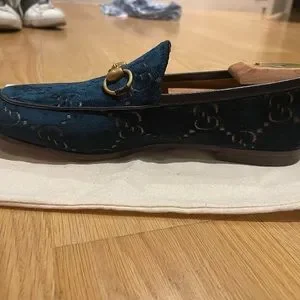 Gucci | Shoes | Mens Gucci Jordaan Gg Velvet Loafer Size 75 
